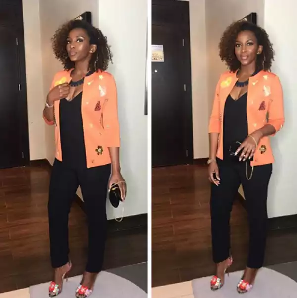 Genevieve Nnaji looks gorgeous as she stepped out last night